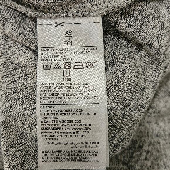 Old Navy Women's Extra‎ Small Gray Long Sleeve Knit Swing Dress NWT - Picture 4 of 7